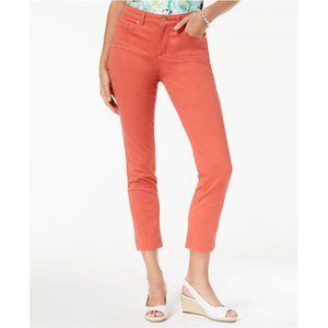 !~ Dark Coral Petite Bristol Skinny Ankle Jeans ~!